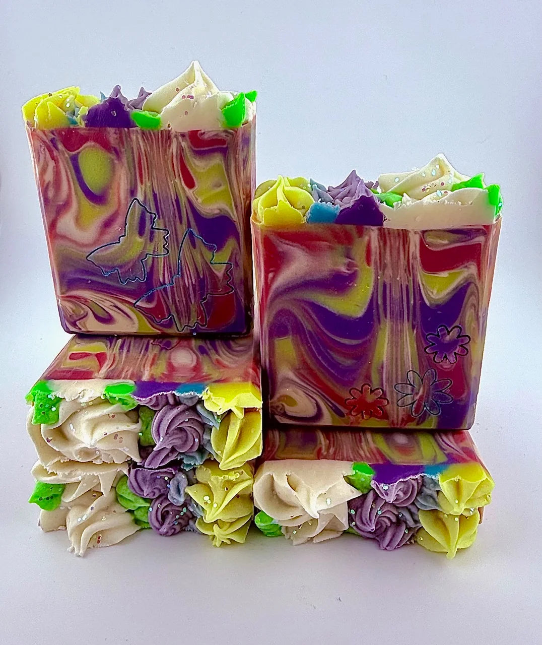 Seamoss & Tallow soap - Peony & Rosewater | Kamiva Organics