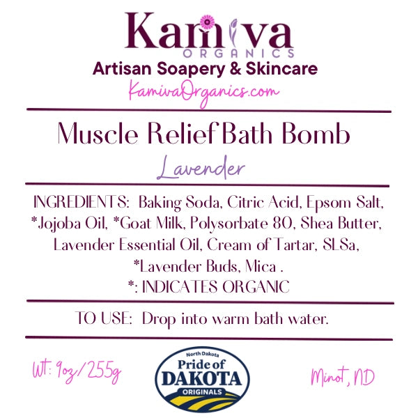 Muscle Relief Bath Bomb – Skin Recovery