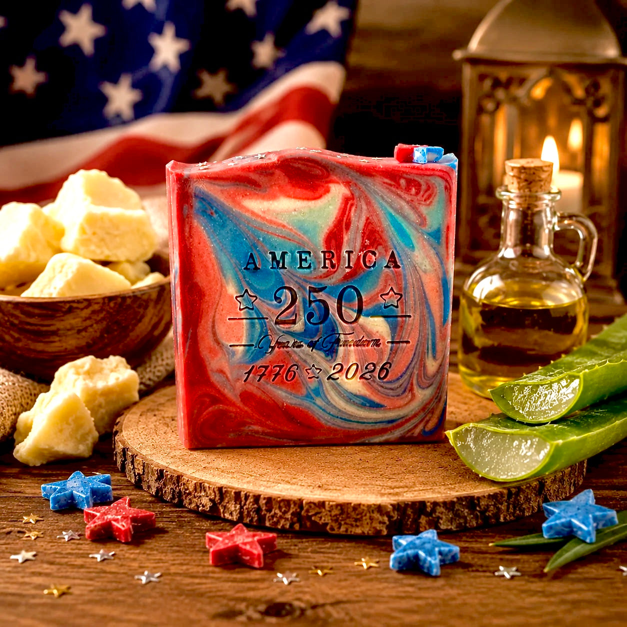Freedom Soap – Bourbon Oak Maple - Kamiva Organics