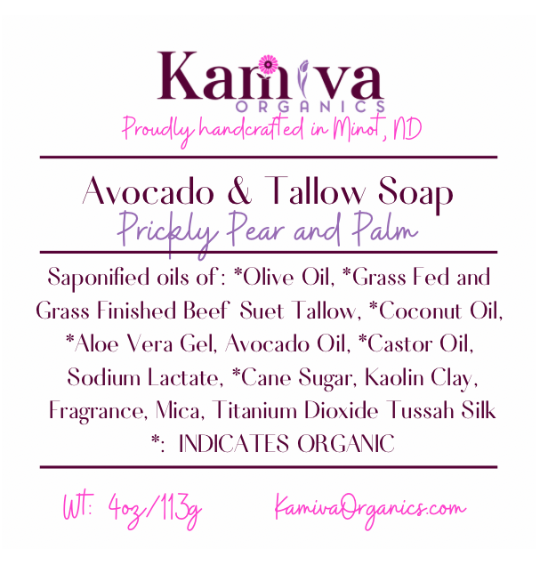 Avocado & Tallow Soap - Fresh Radiance - Kamiva Organics