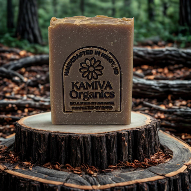 Scandinavian Pine Tar Soap - Skin Clarifying - Kamiva Organics