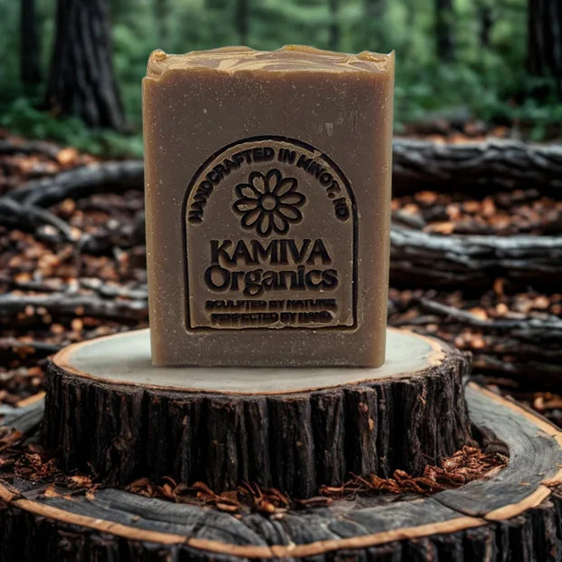 Scandinavian Pine Tar Soap - Skin Clarifying | Kamiva Organics